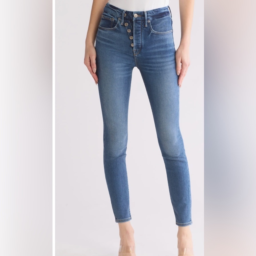 GOOD AMERICAN GOOD LEGS SKINNY JEANS SIZE 4/27